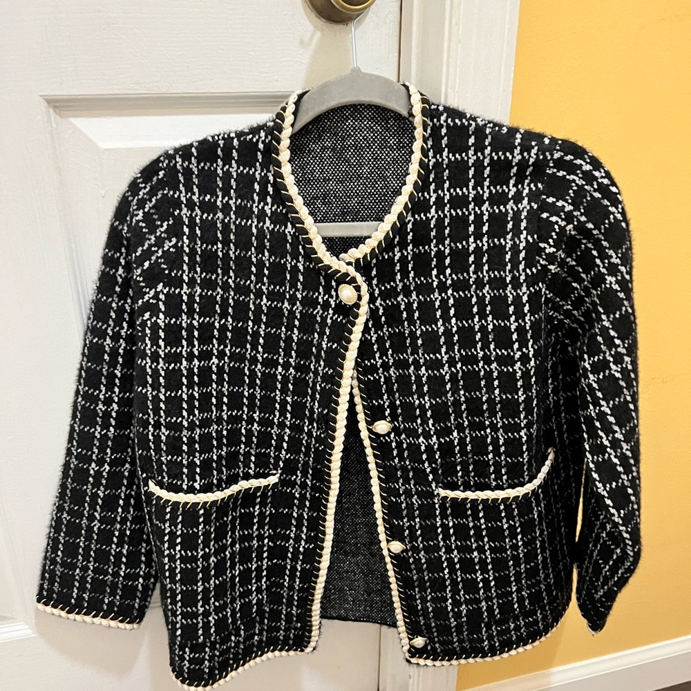 Soft wool stylish blazer - Free size